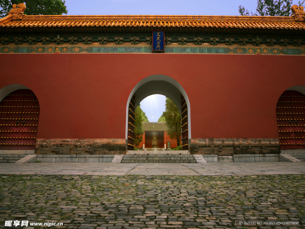 明孝陵内景色