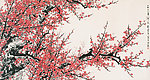 董寿平梅花《争春图》
