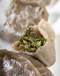 芥菜杂面蒸饺