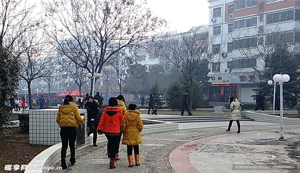 节日的广场