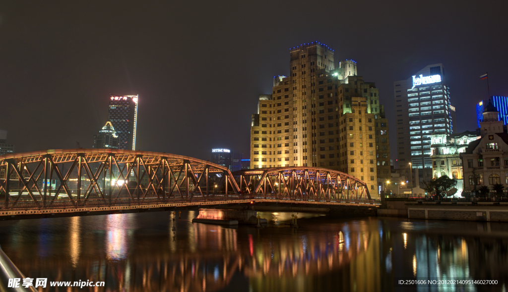 外百渡桥夜景