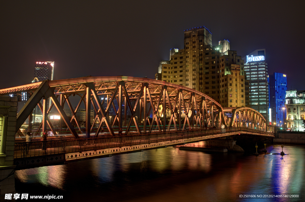 外百渡桥夜景