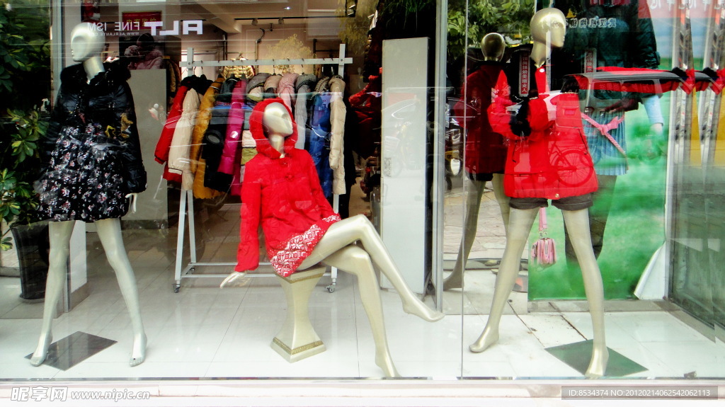 服装 展窗