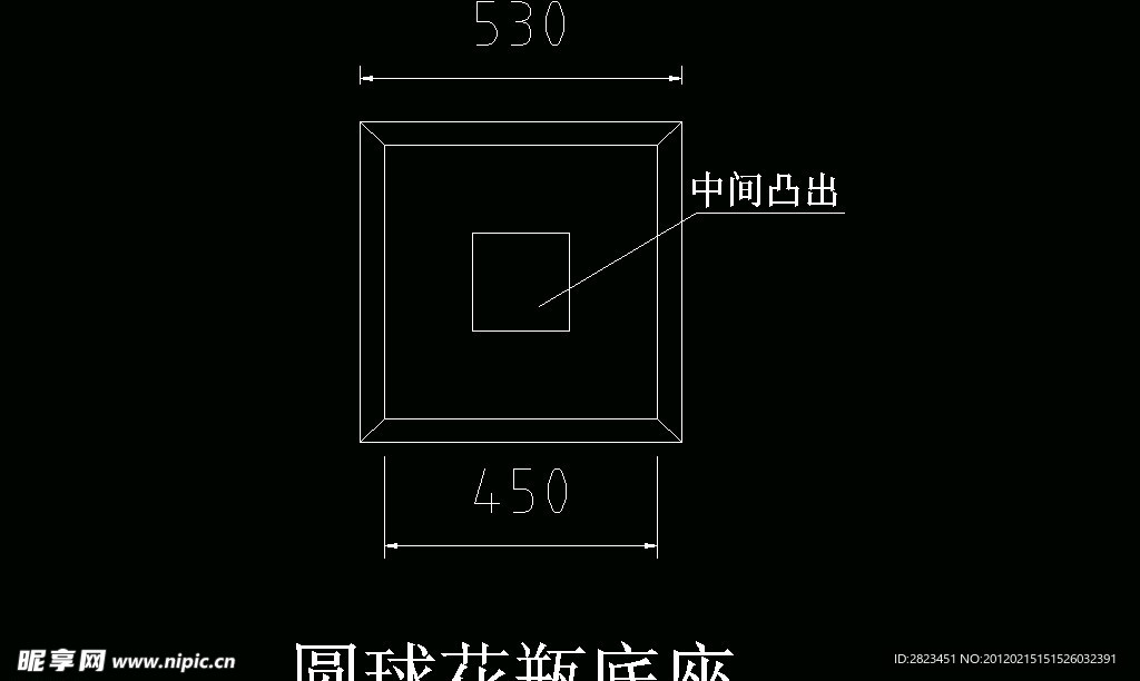 欧式构造 花盘圆球底座