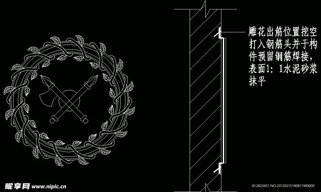 欧式构造 雕花