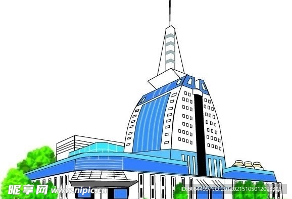 手绘大连建筑