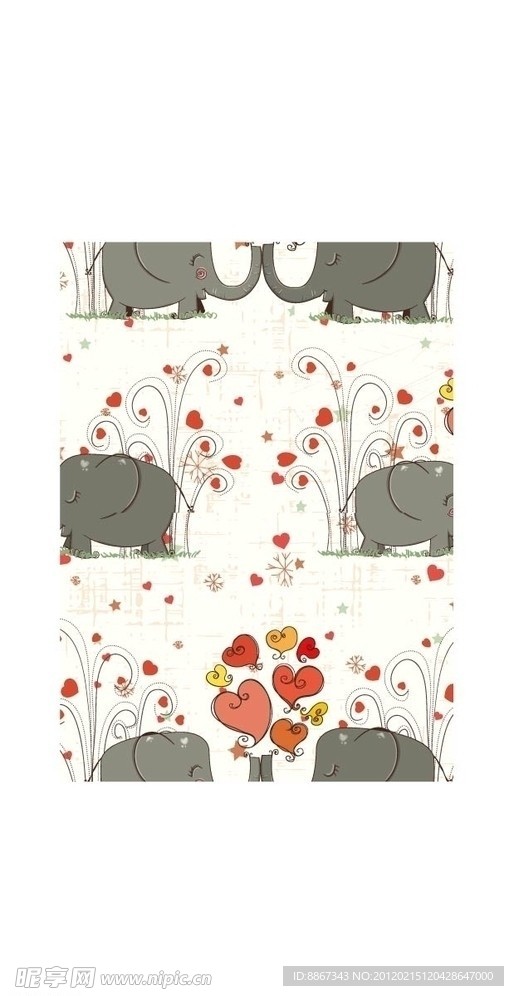 线条时尚花纹
