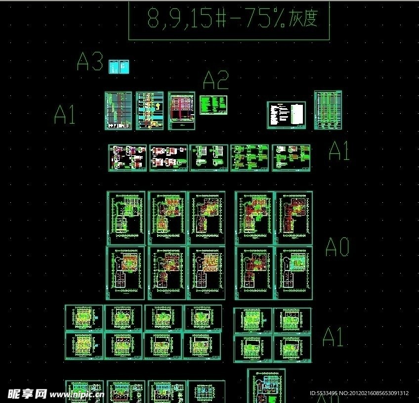 楼层电力施工图