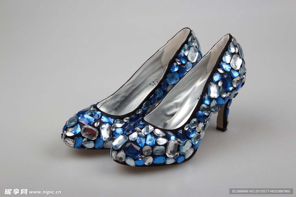 蓝宝石宴会鞋