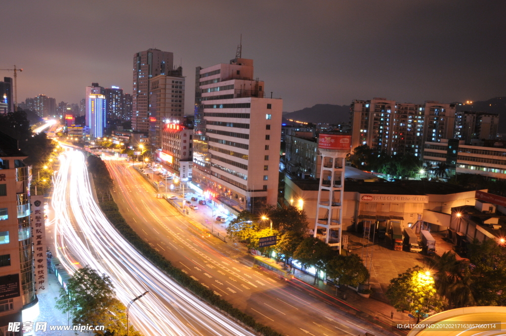 广州天河夜景