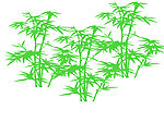 水墨竹子笔刷