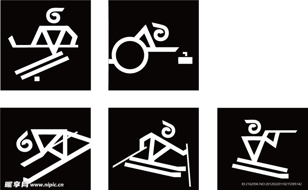 2002年盐湖城冬季残奥会运动图标