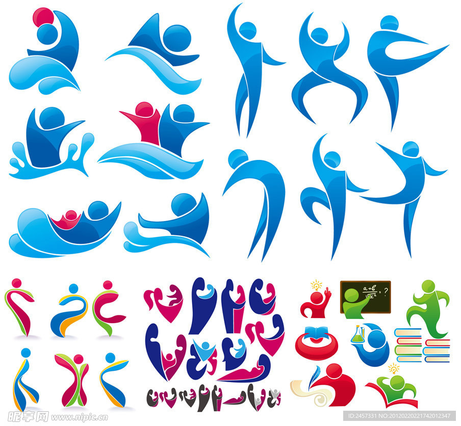 人物logo标志标识设计