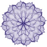 防伪团花