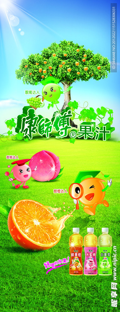 仙桃金桔主视觉展架