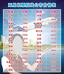 机票航线公布价格表