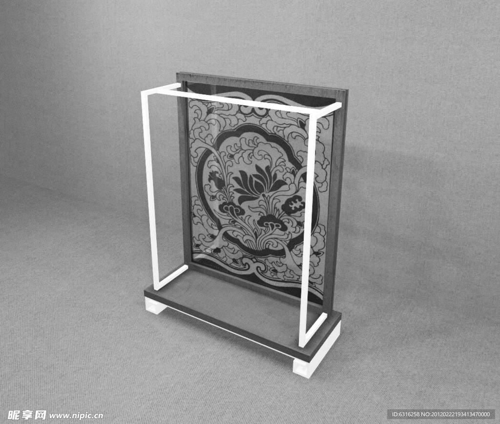 展架柜台3d模型