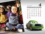 儿童摄影日历模板