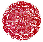 中国民间剪纸艺术 六幅庆丰年 ai