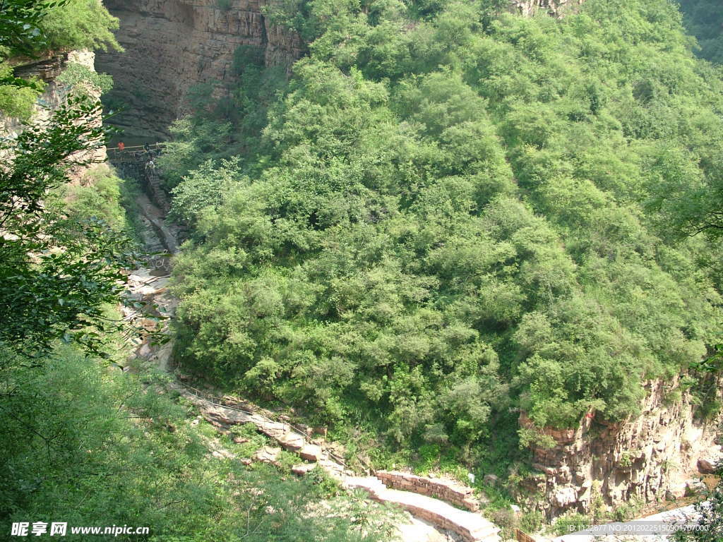 山峦 绿葱