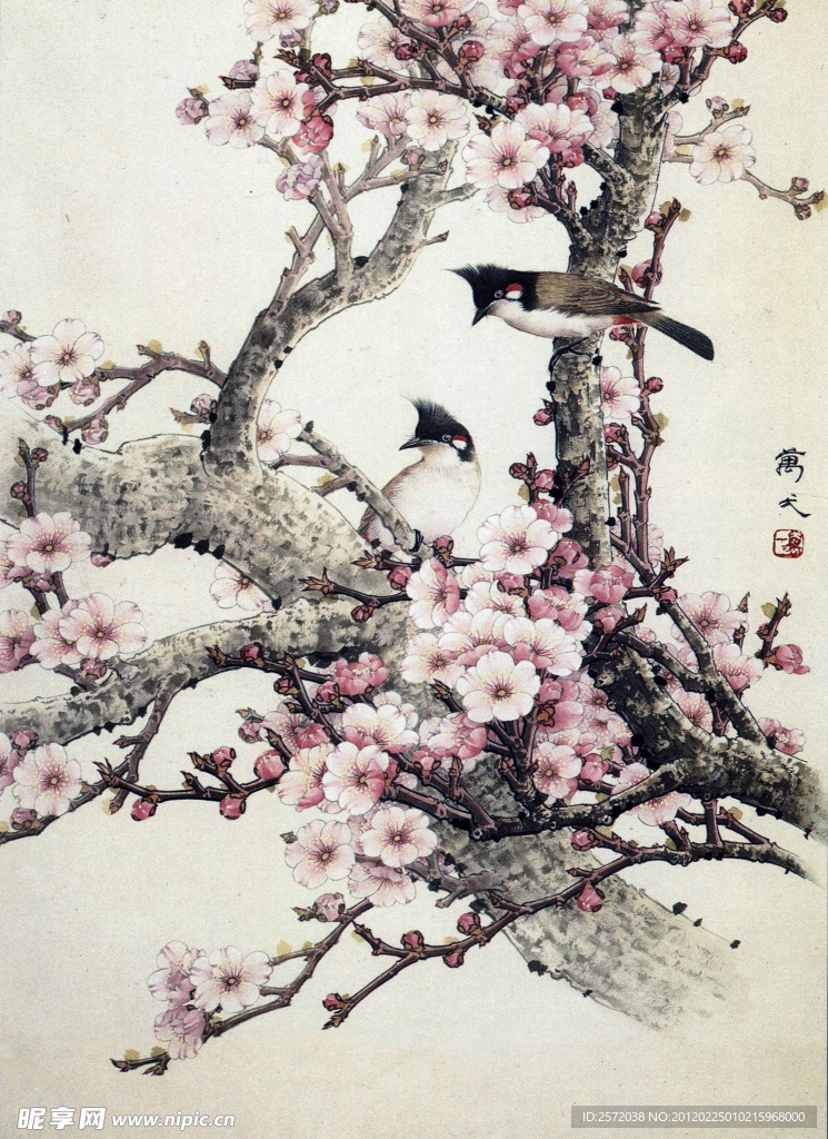 杏花香艳迎客来