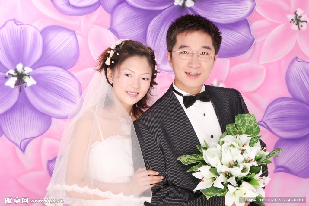 美女婚纱