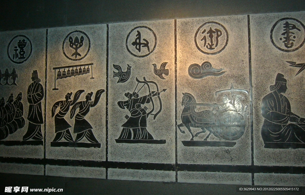 壁雕画