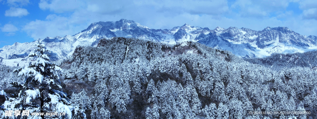 西岭雪山 风光(天空部分有杂点)