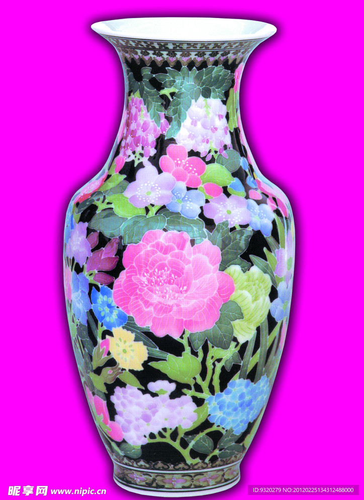 花瓷瓶