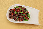 线椒炒腊排