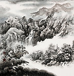 春山雾霭
