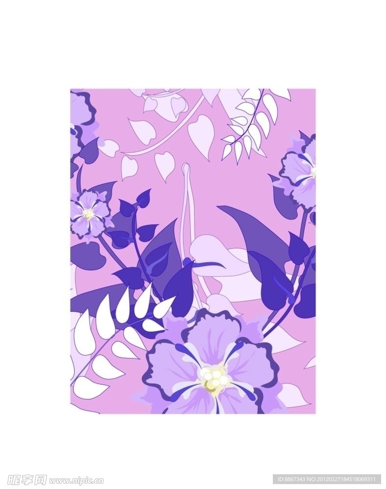 线条时尚花纹