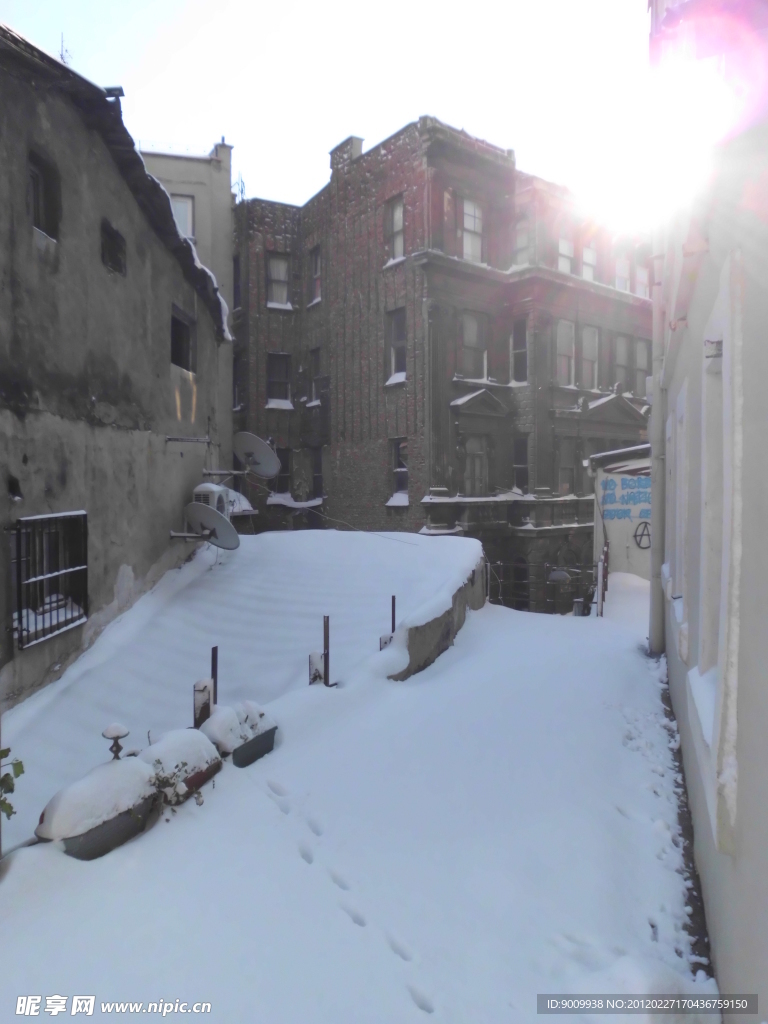 雪后 城市
