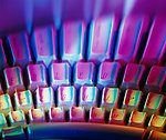 彩色电脑键盘