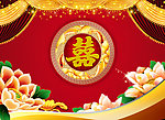 婚庆背景设计