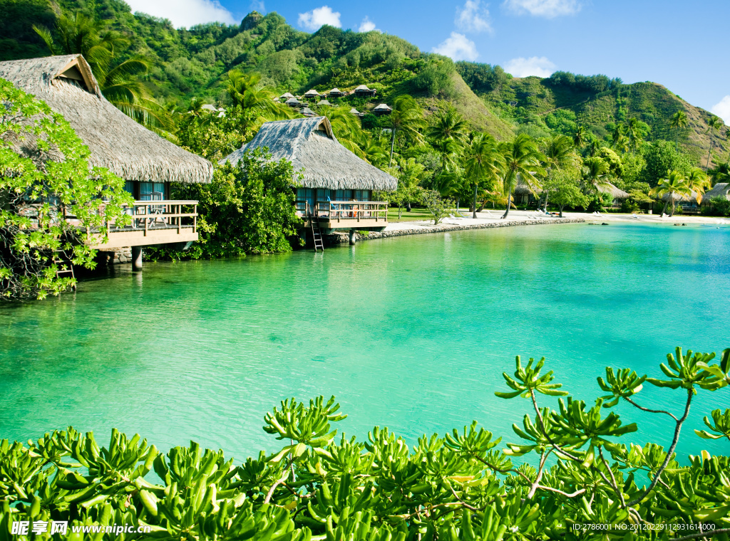 热带海滩 海边风景