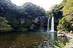 济州岛天地渊瀑布