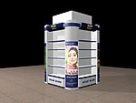 3D MAX 澳洲海中之王包柱设计