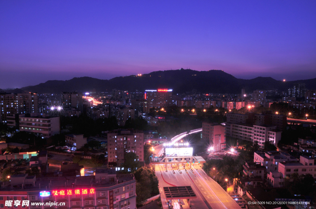 广州天河夜景