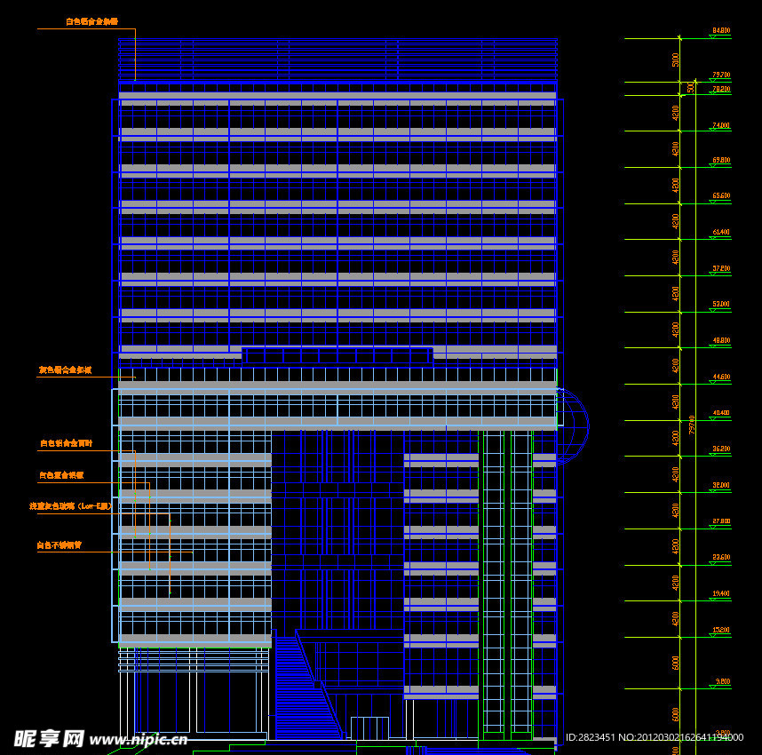 TCL工业研究院 大厦立面图
