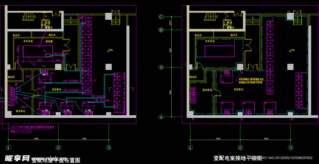 TCL工业研究院 变配电室布置图