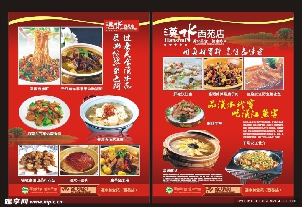 美食宣传页