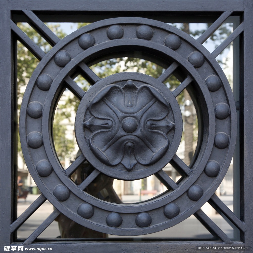 建筑窗花图片