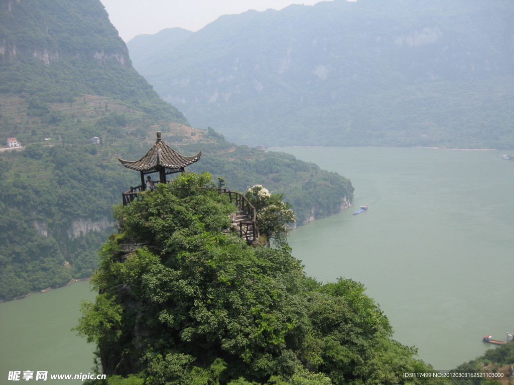 望江亭观景 风光无限