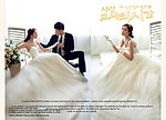 春的气息时尚韩国婚纱模板