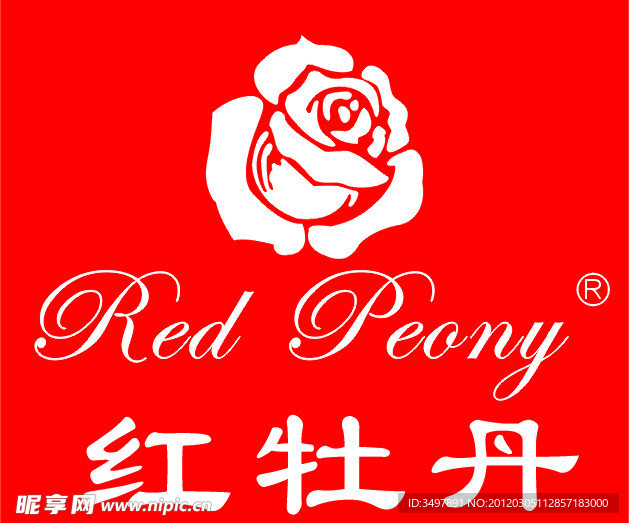 红牡丹标志