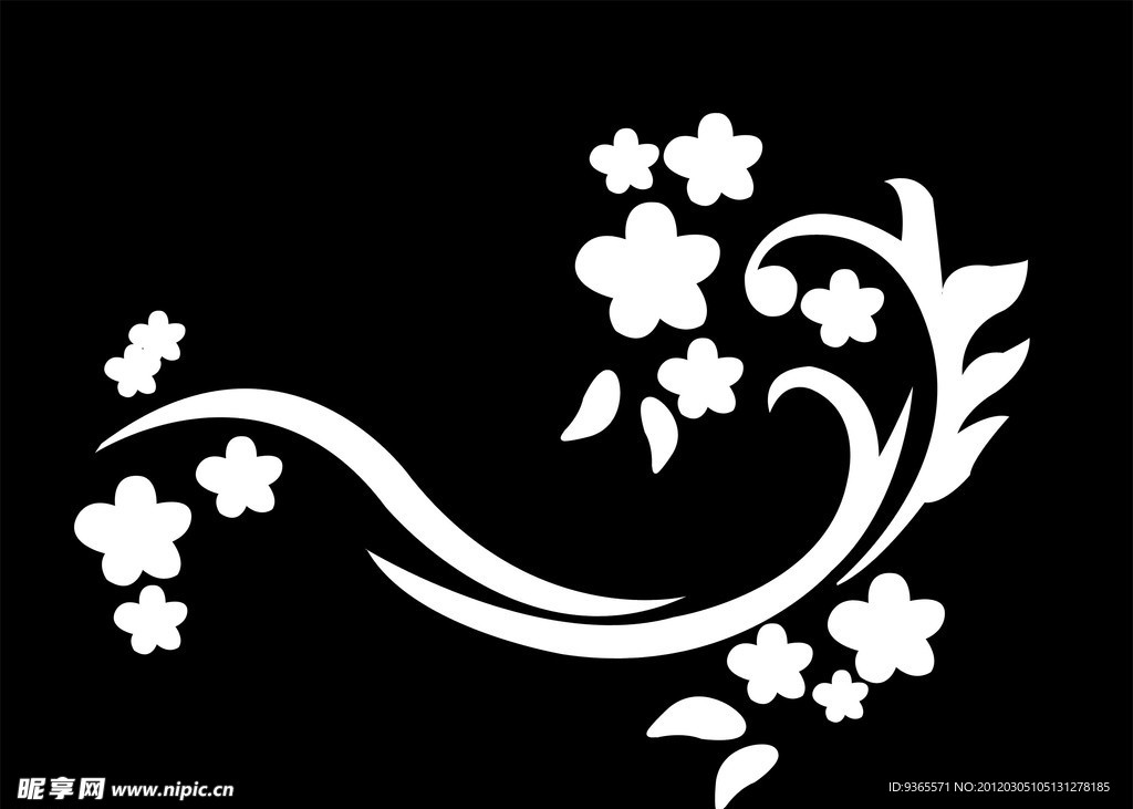 矢量花纹