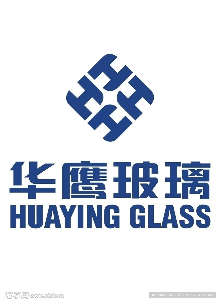 华鹰玻璃 标志 logo