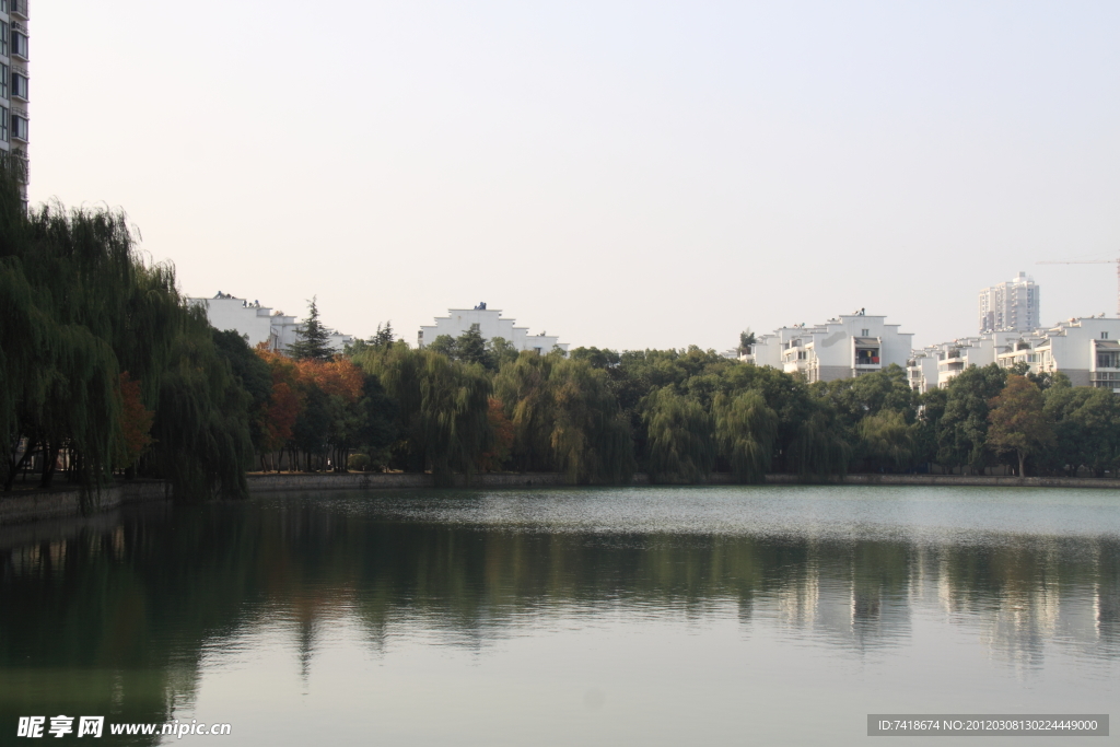 湖边风光