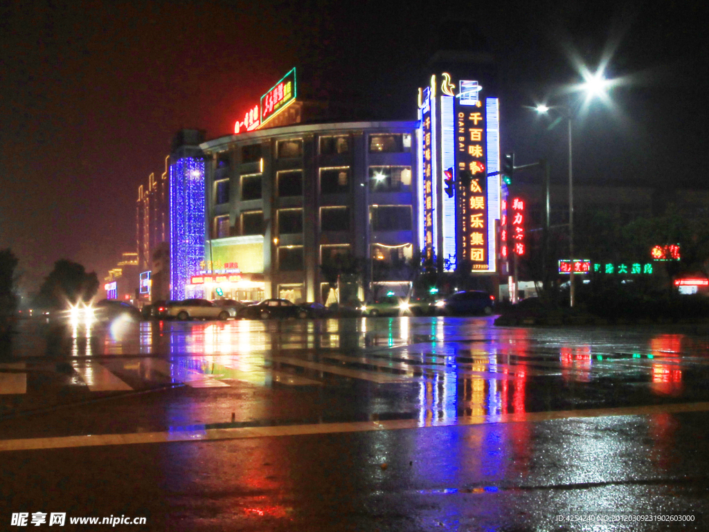 南昌雨后之夜